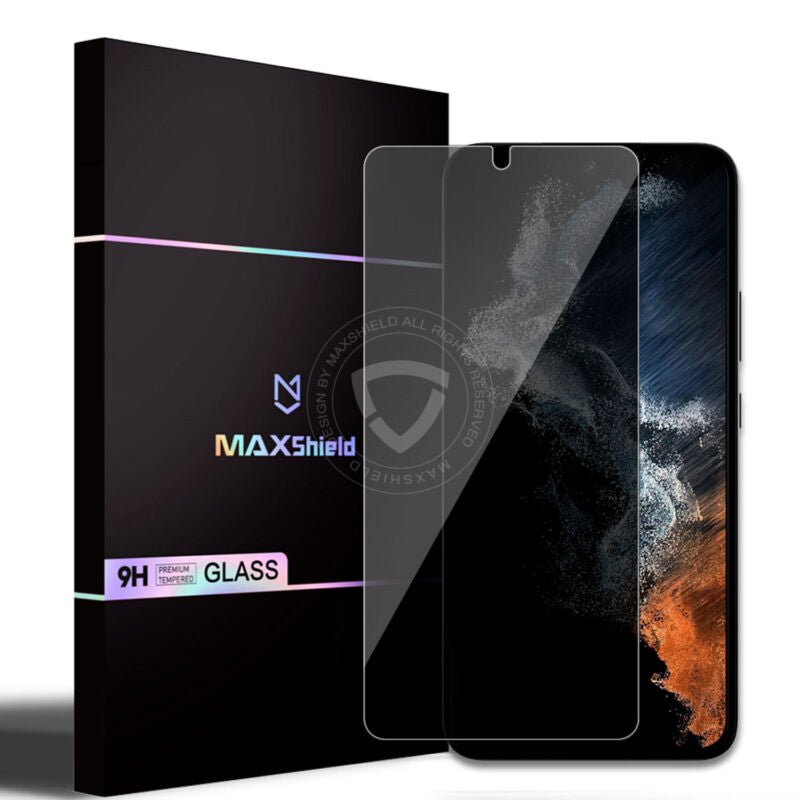 MAXSHIELD Privacy Glass Screen Protector For Samsung Galaxy S23 S22 S21 FE Plus Ultra