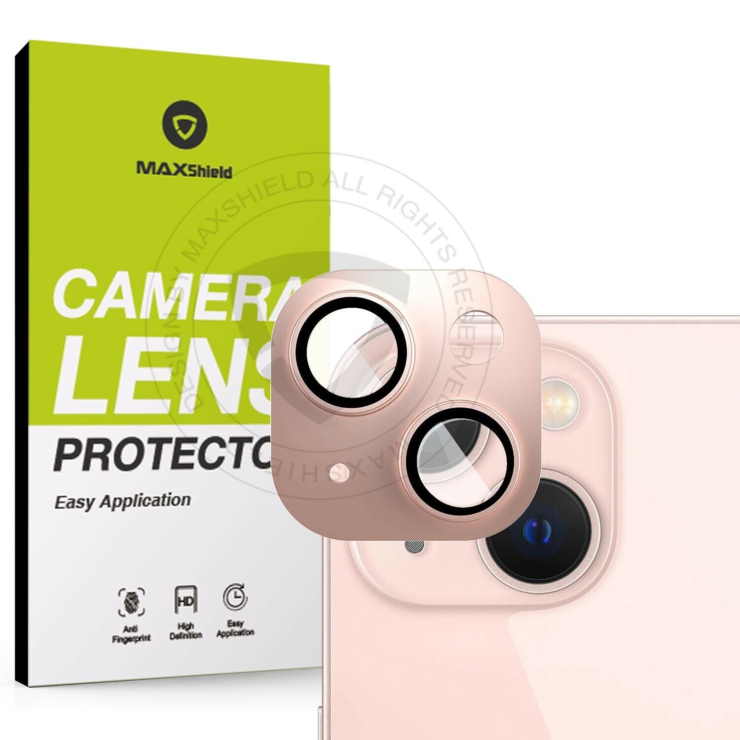 [1 Packs] For Apple iPhone 14 Series Screen Protector Full Cover Metal Camera Lens Glass