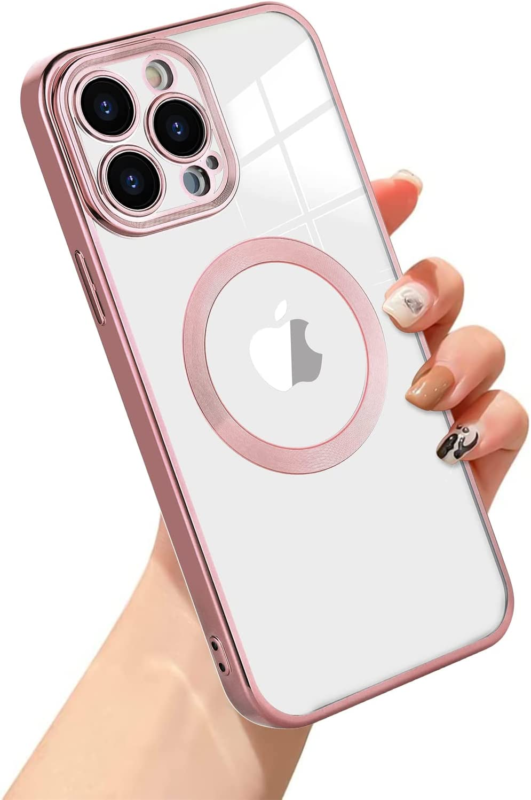 For iPhone X/XS 7/8 Magnetic Case Clear Slim Shockproof Case Cover