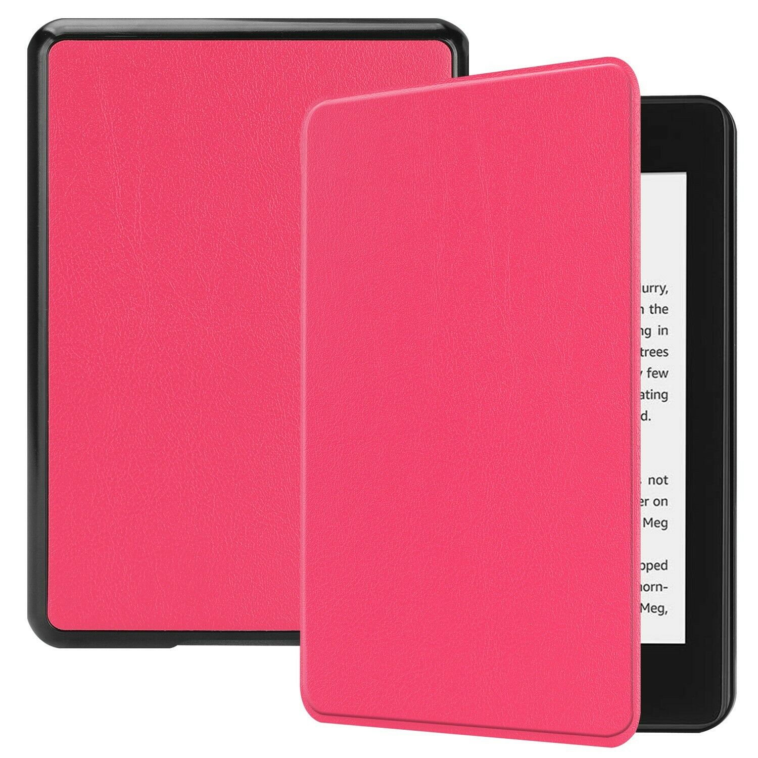 Leather Case Cover For Amazon All New Waterproof Kindle Paperwhite 4 10th 2018 PQ94WIF-Rose