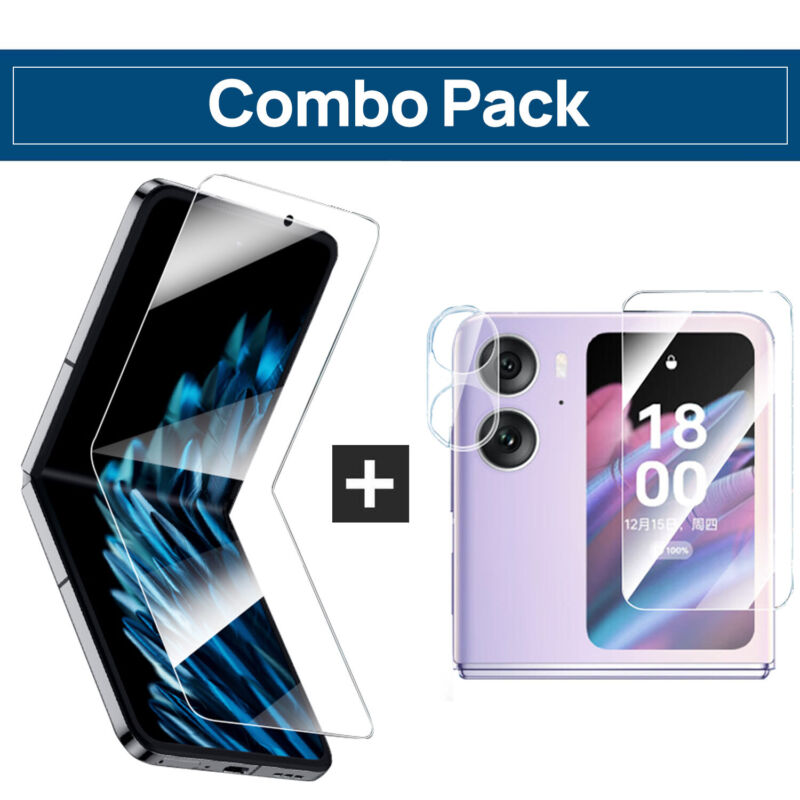 For OPPO Find N2 Flip Inner Front Hydrogel Glass Screen Camera Protector Film AU