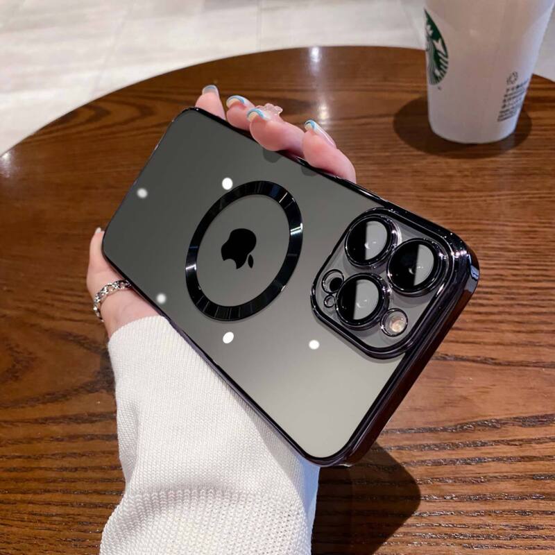 For iPhone X/XS 7/8 Magnetic Case Clear Slim Shockproof Case Cover