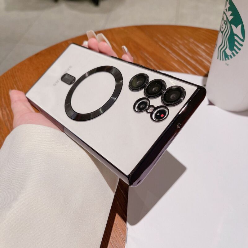 For Samsung Galaxy S23 Plus Ultra S22 5G Shockproof Mag Safe Magnetic Case Cover