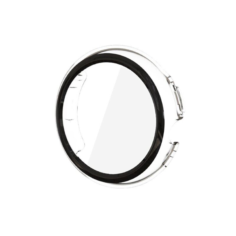 For Google Pixel Watch Case Clear 360 Full Body Cover Tempered Screen Protector