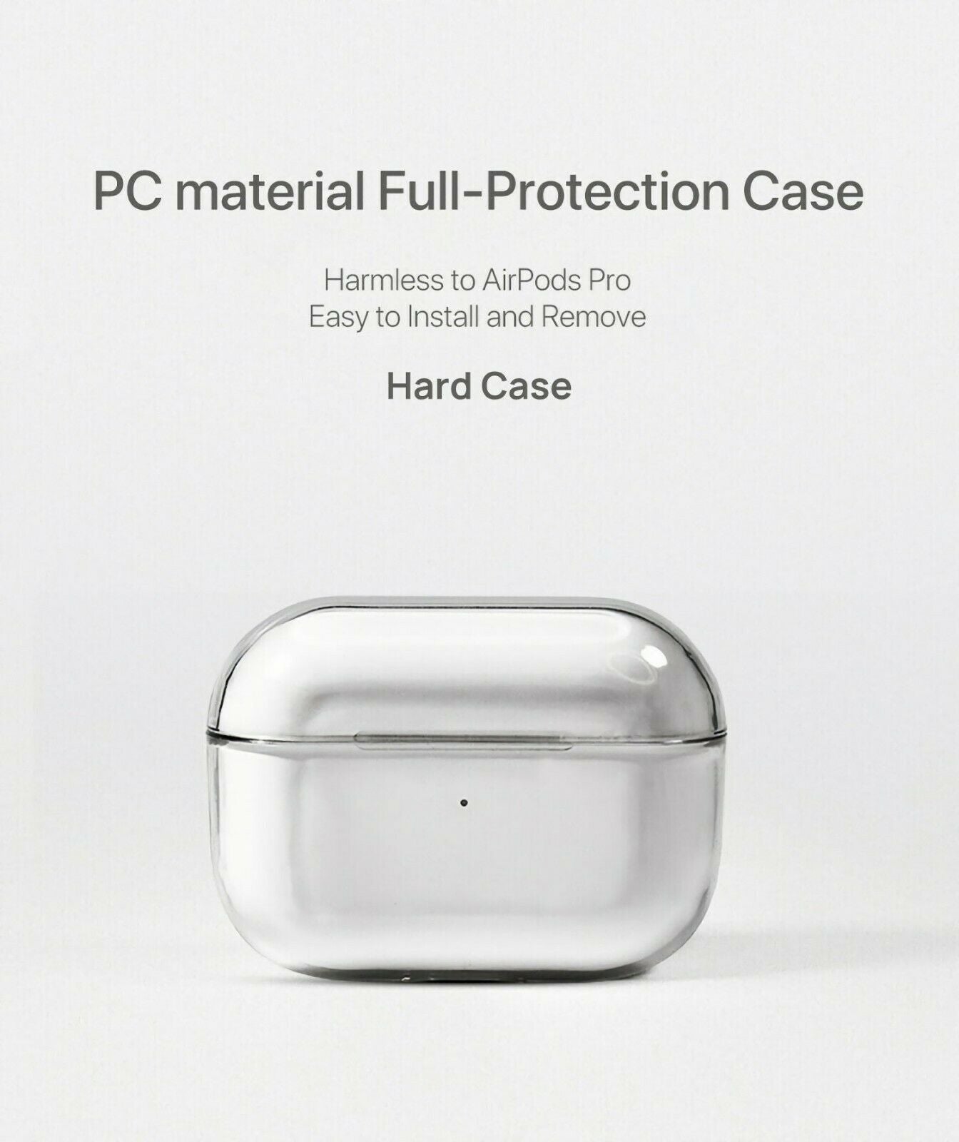 For Apple Airpods 2/1 Gen Case Cover Crystal Clear Silicone Transparent