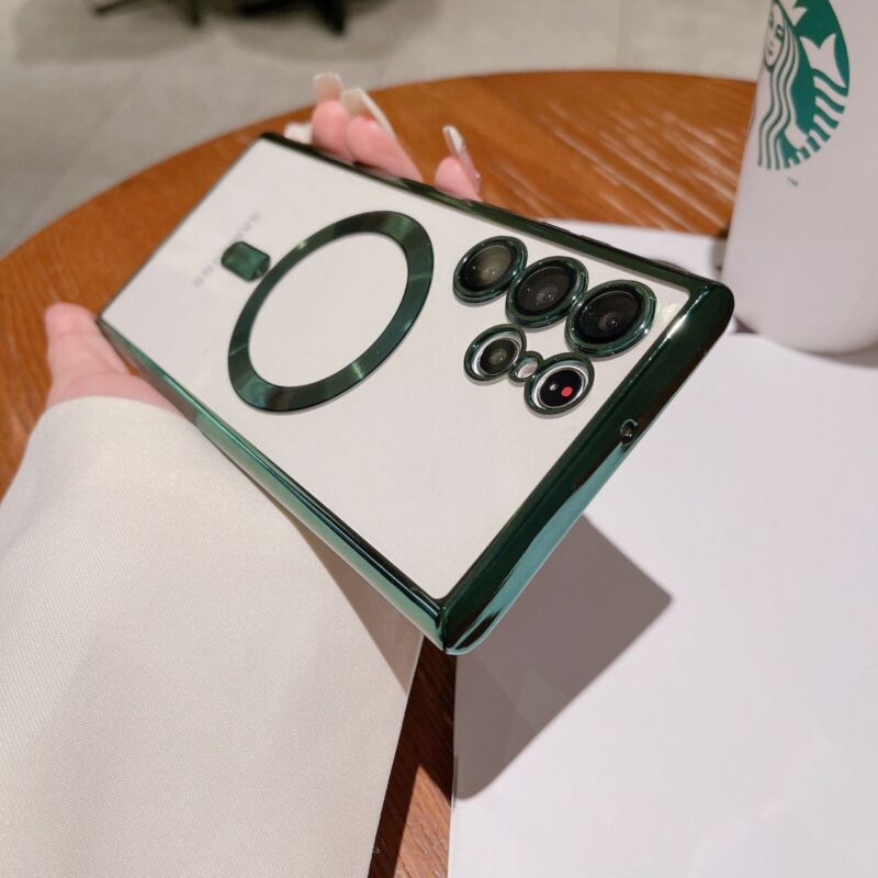 For Samsung Galaxy S23 Plus Ultra S22 5G Shockproof Mag Safe Magnetic Case Cover