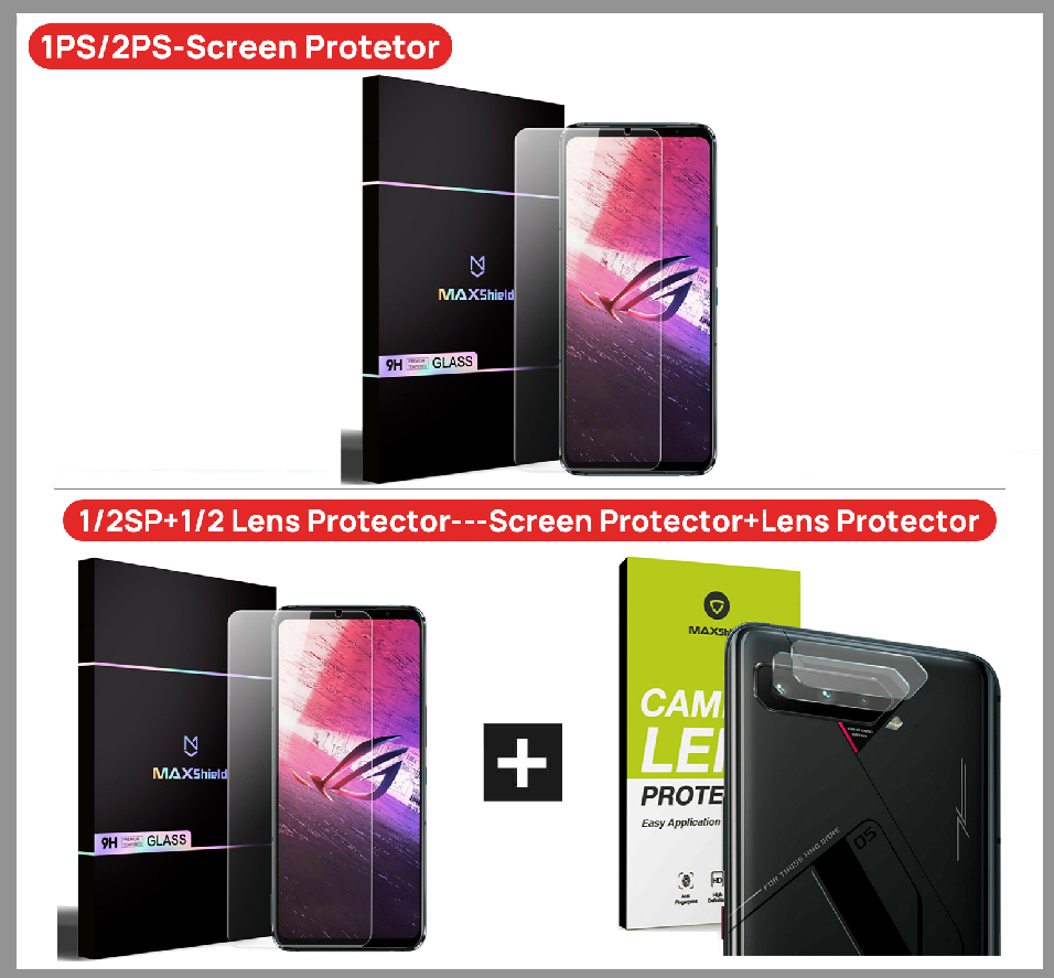For Asus ZenFone 8 Flip Phone Tempered Glass Lens Screen Protector