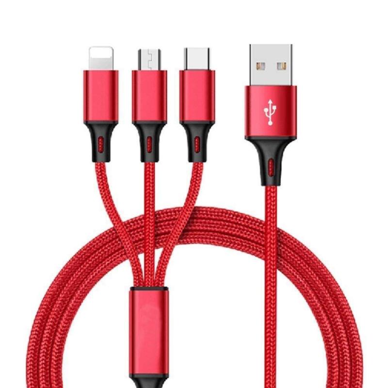 5 in 1 Multi USB Charger Charging Cable For iPhone USB TYPE C Android Micro